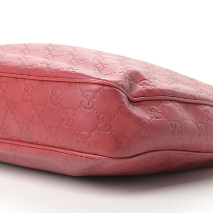 Gucci Guccissima Small Charmy Hobo Red 10 of 12