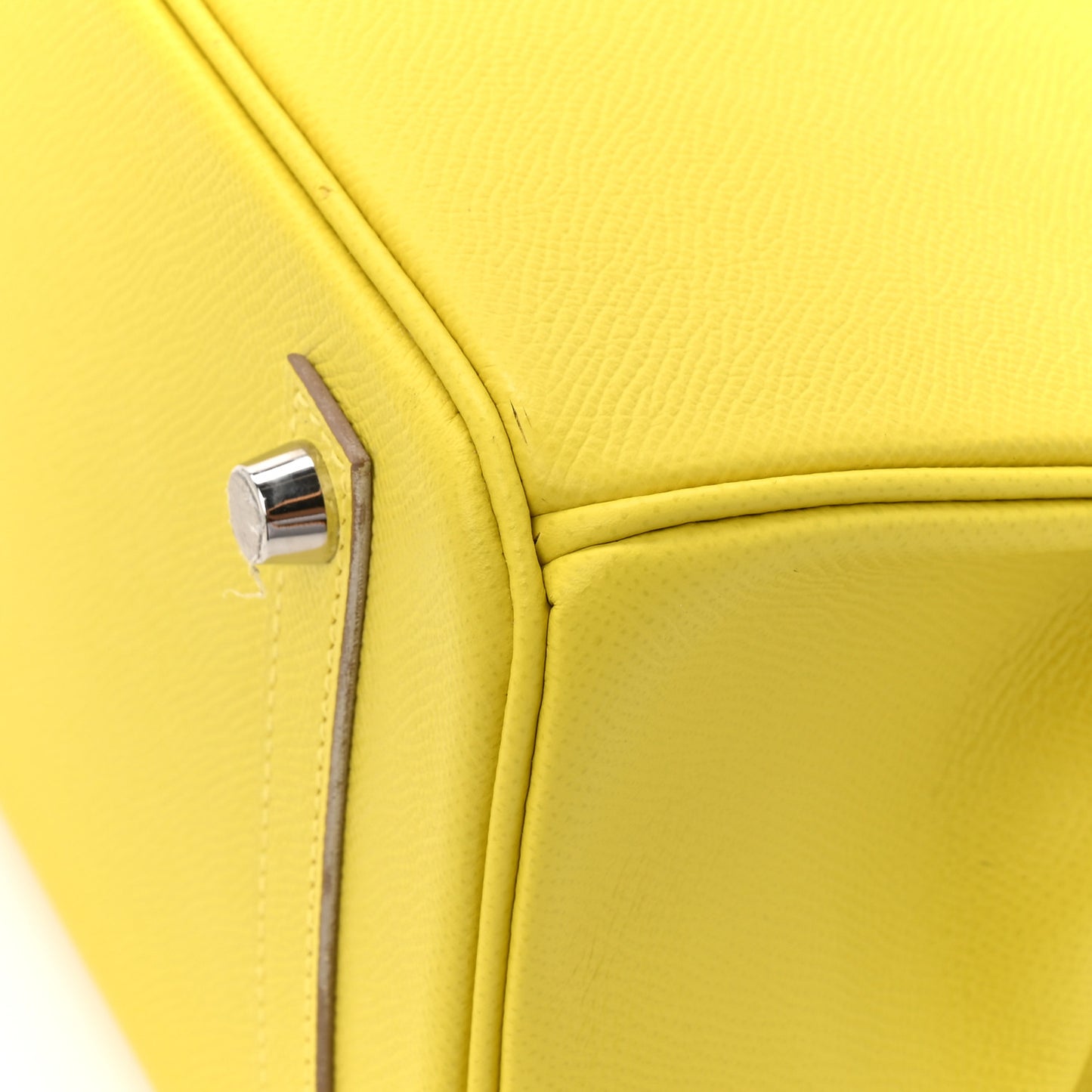 Epsom Birkin 30 Jaune Poussin Lime