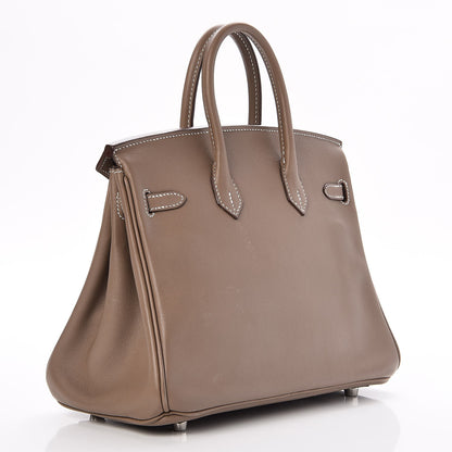 Hermes Swift Birkin 25 Etoupe 3 of 29