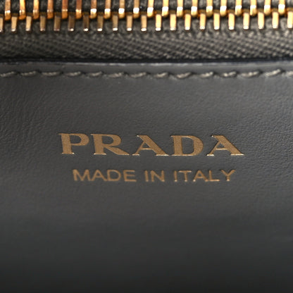 Prada Saffiano Cuir Calfskin Medium Monochrome Top Handle Tote Ardesia 6 of 8