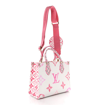 Louis Vuitton Monogram Giant By The Pool 2.0 Onthego PM Pink 3 of 10