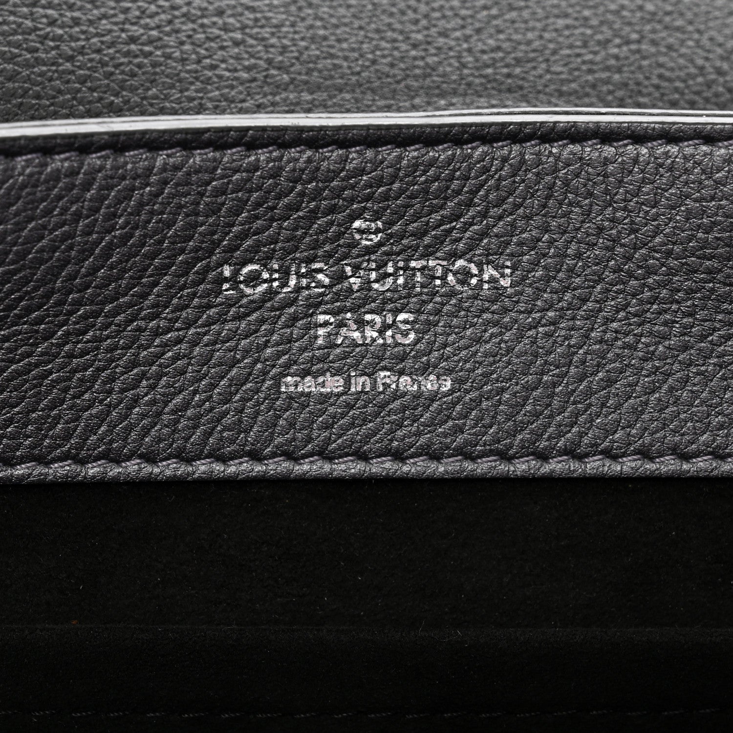 Louis Vuitton Metallic Calfskin Eyelet Lockme Backpack Black 7 of 9
