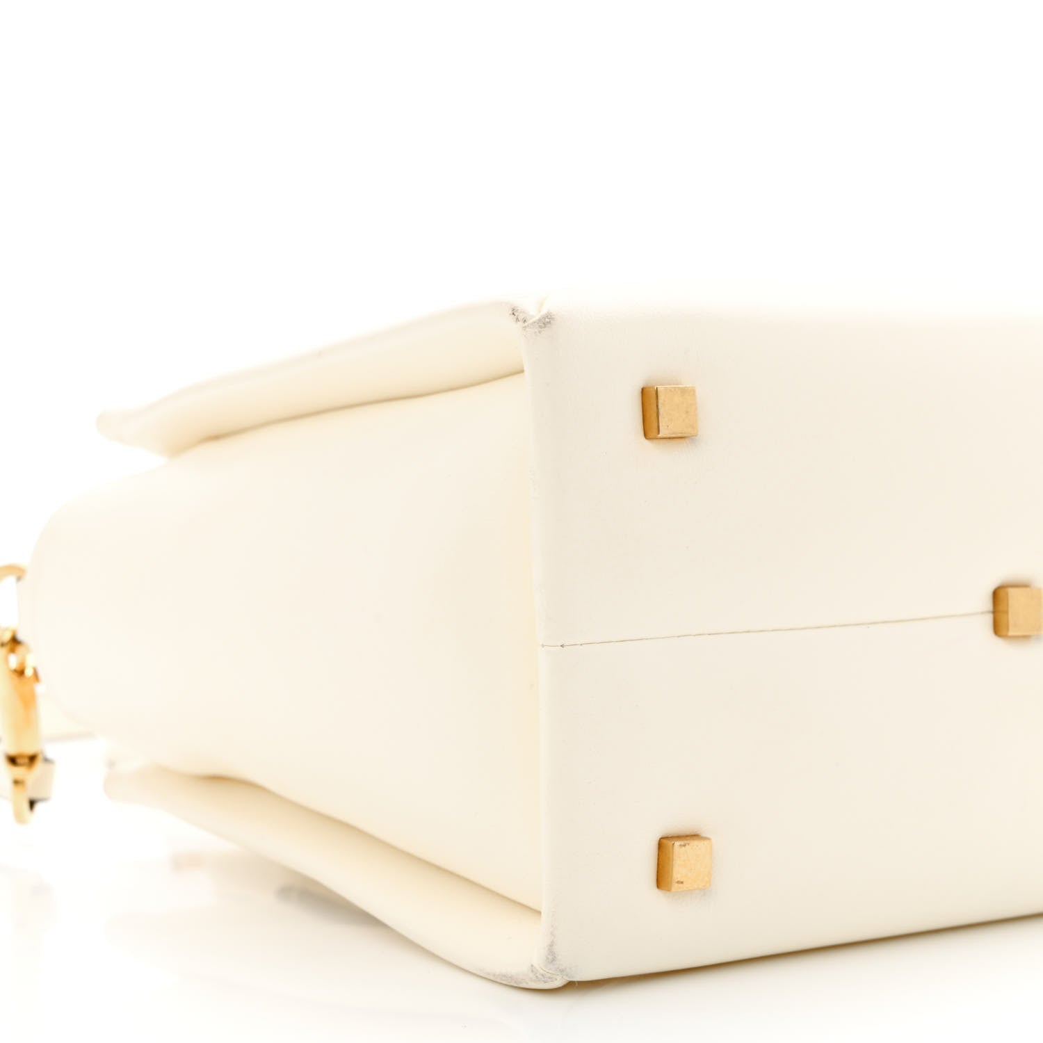 Valentino Garavani Nappa Small One Stud Handbag Ivory 8 of 11