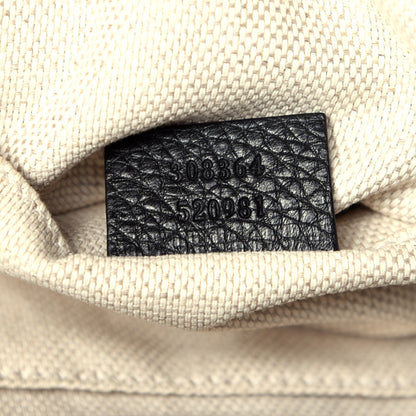 Gucci Pebbled Calfskin Small Soho Disco Bag Black 7 of 10