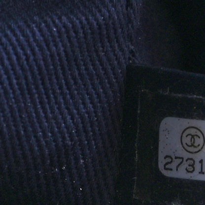 Chanel Denim Quilted Large Coco Handle Shopping Tote Blue 8 of 10