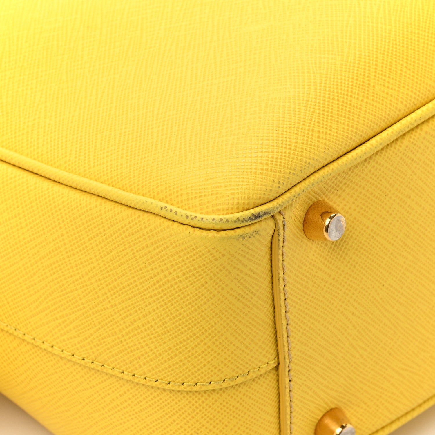 Prada Saffiano Lux Bowler Girasole 10 of 19