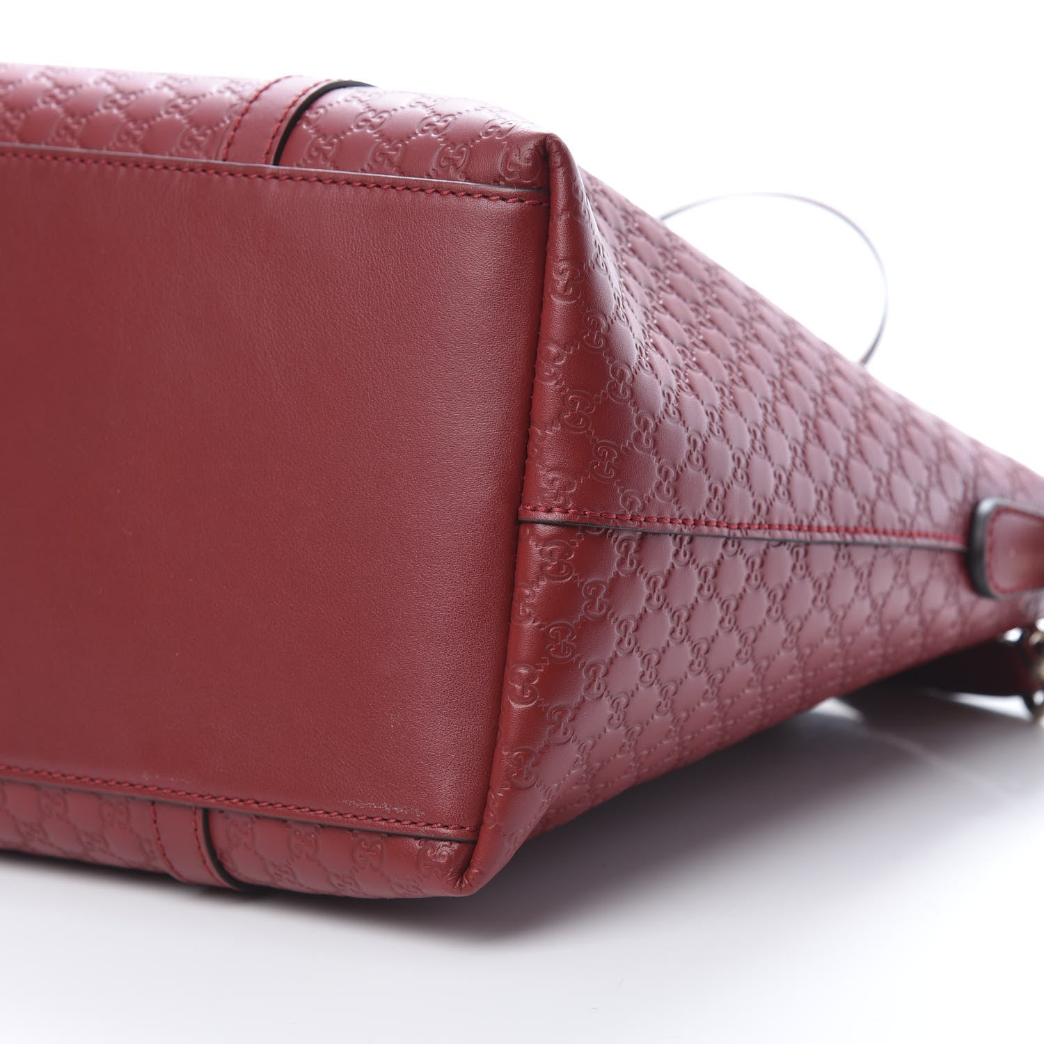 Gucci Soft Microguccissima Dome Satchel Red 10 of 11