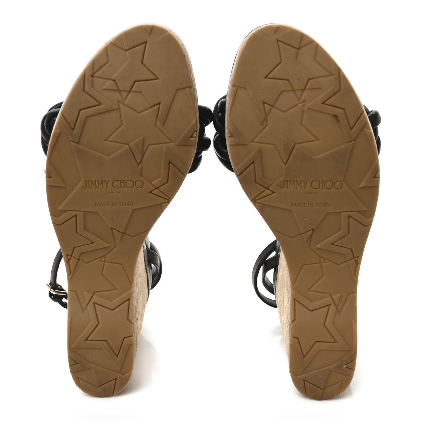 Nappa Diosa 130 Wedge Sandals 37 Black