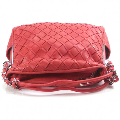 Chanel Interwoven Leather Framed Bag 6 of 13