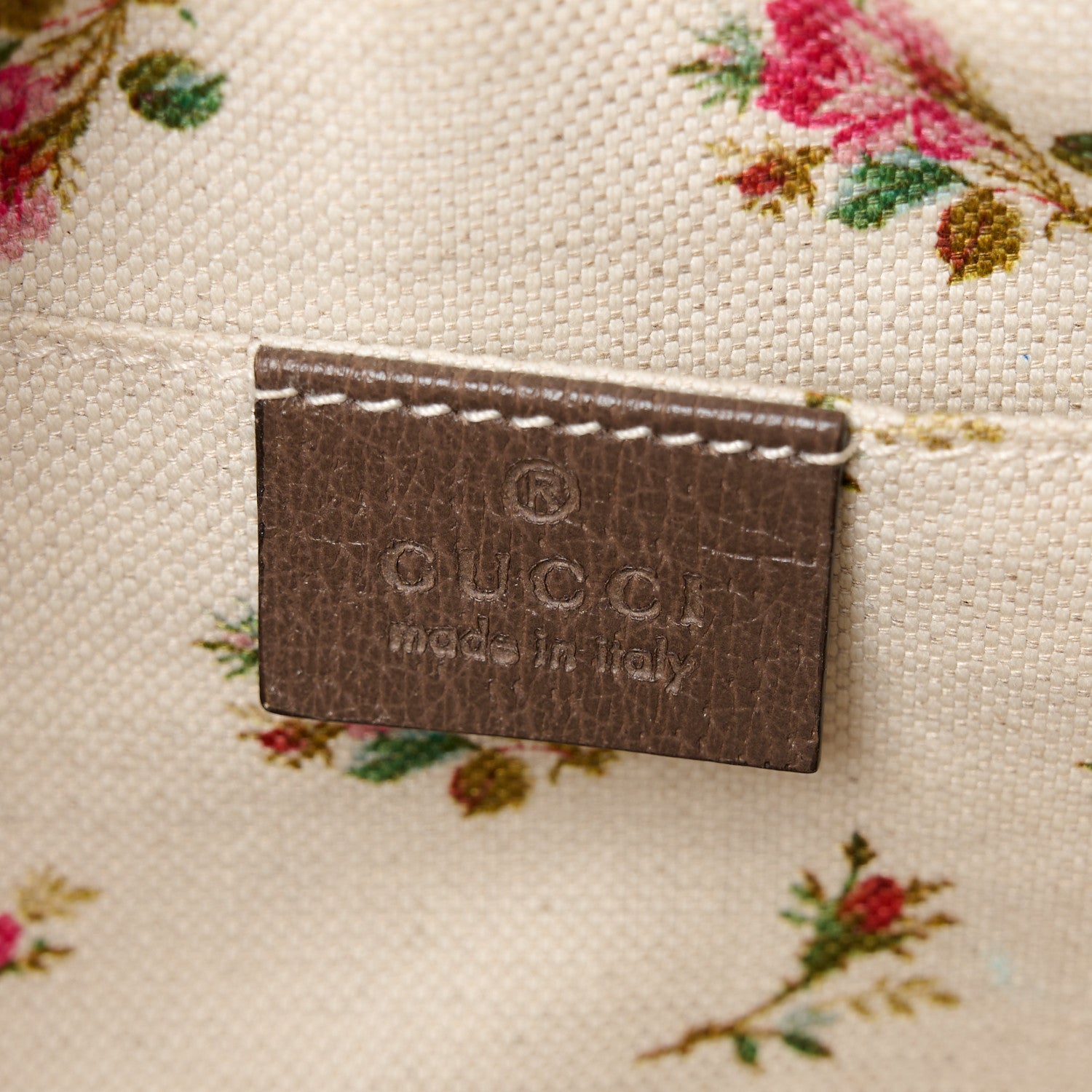 Gucci GG Supreme Monogram Web Neo Vintage Shoulder Bag Beige New Acero Crop 6 of 11