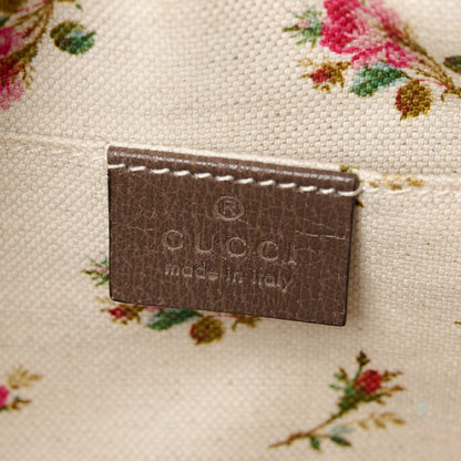Gucci GG Supreme Monogram Web Neo Vintage Shoulder Bag Beige New Acero Crop 6 of 11