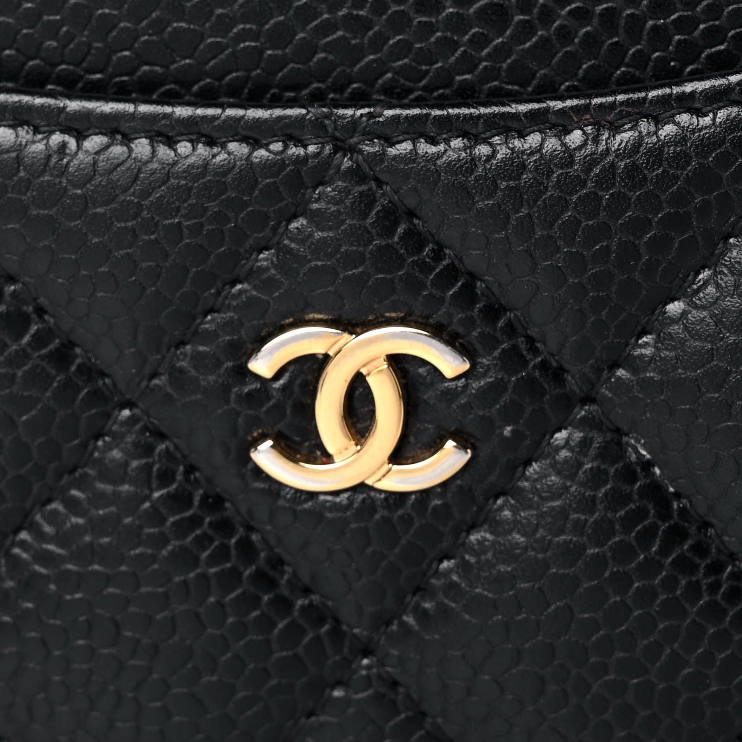 Chanel Caviar Quilted Card Holder Black 11 of 11