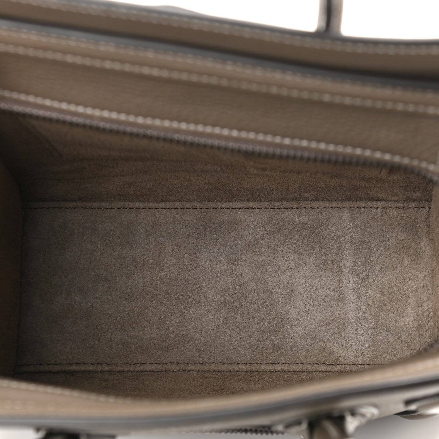 Drummed Calfskin Nano Luggage Souris
