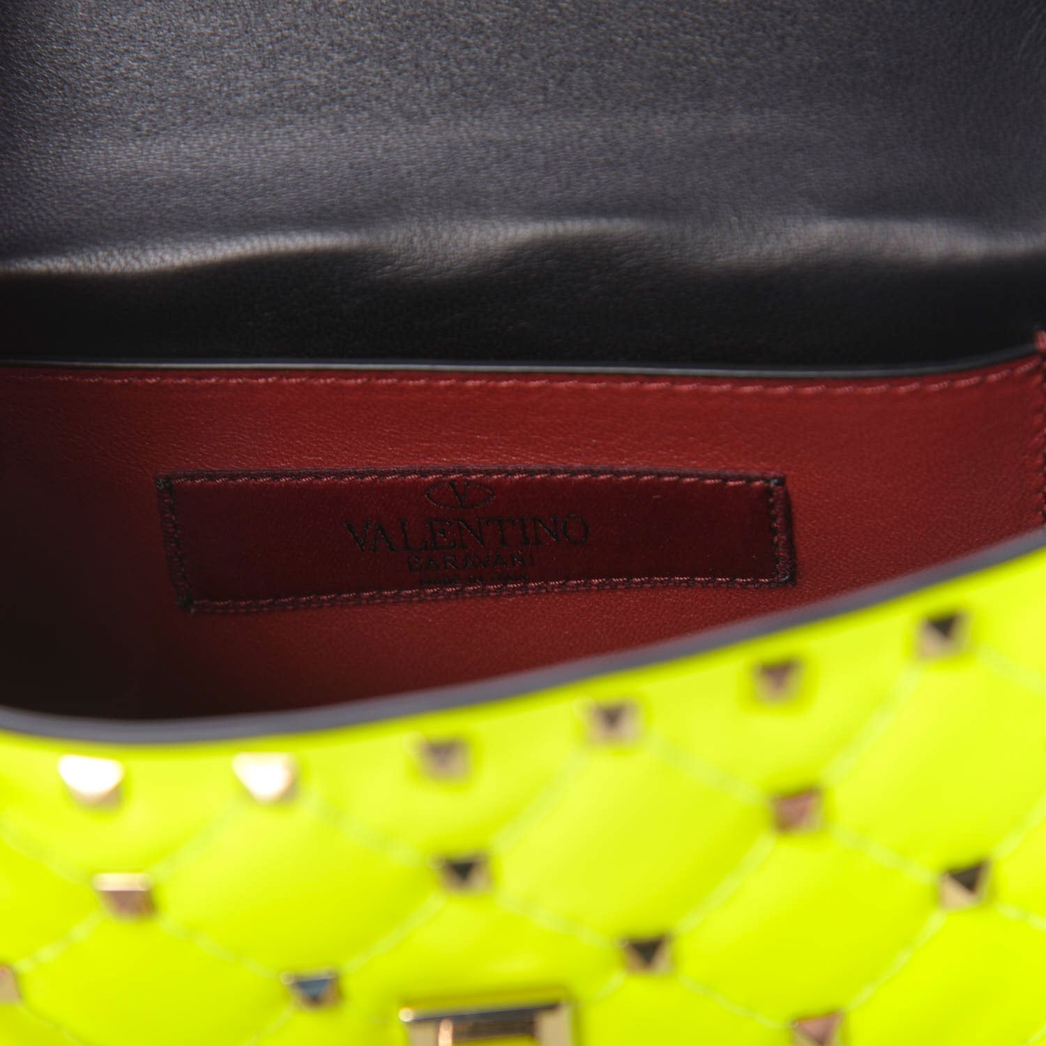 Valentino Garavani Calfskin Mini Rockstud Spike Shoulder Bag Lime 7 of 8