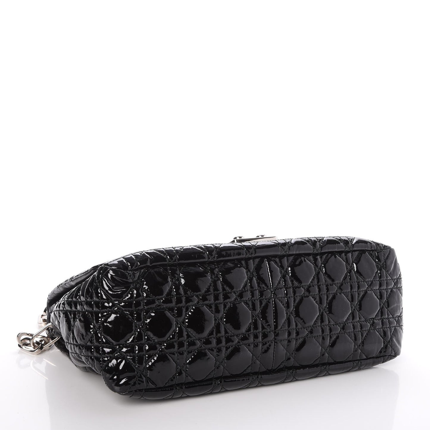 Patent Cannage Large New Lock Flap Black