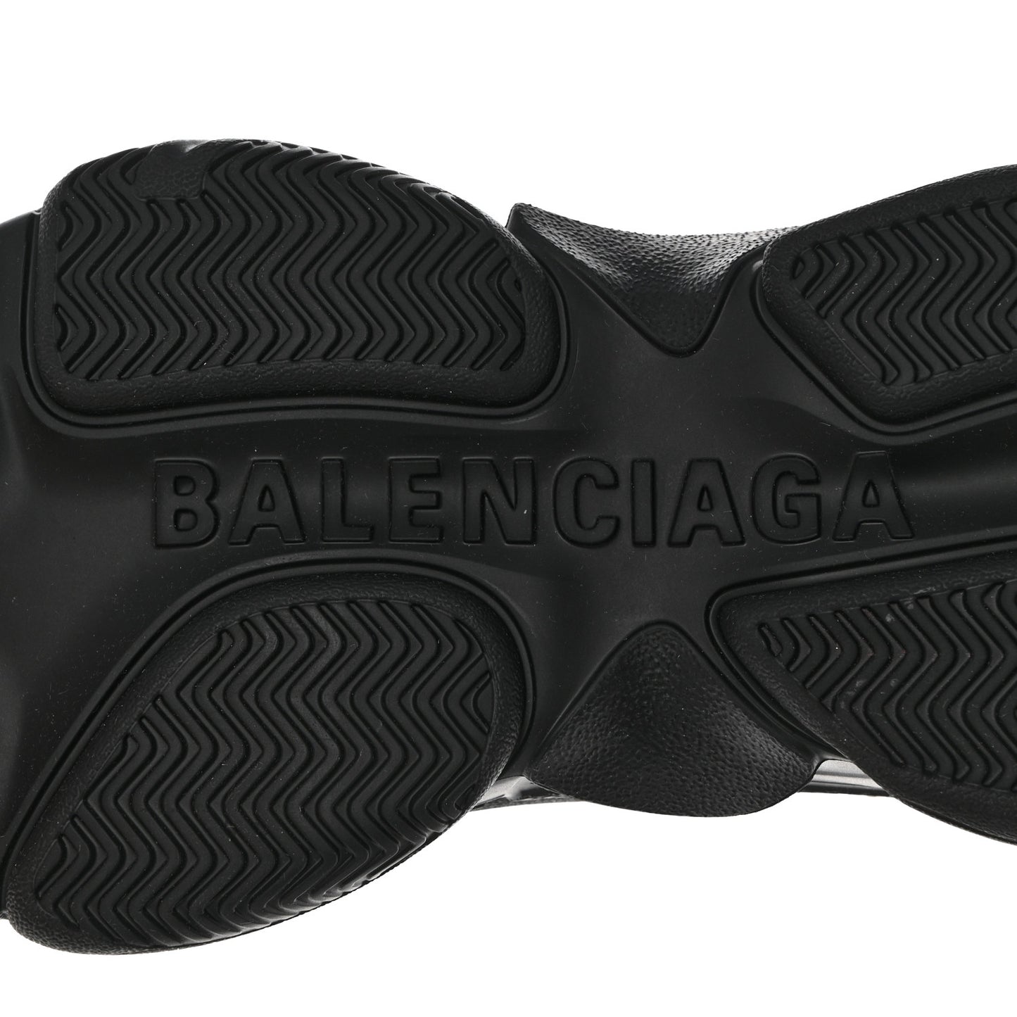 EVA Molded Mens Triple S Sneakers 40 Black
