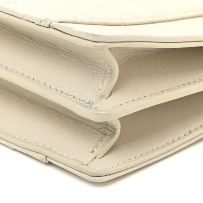 Saint Laurent Lambskin Quilted Mini Gaby Satchel Blanc Vintage 11 of 21