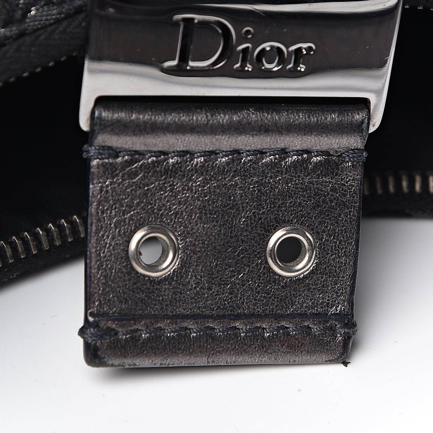 Monogram Street Chic Hobo Silver Black