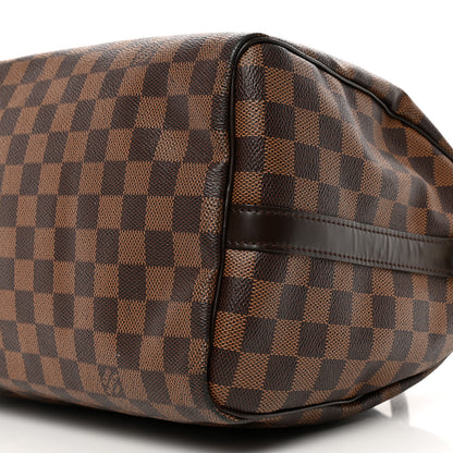 Louis Vuitton Damier Ebene Speedy Bandouliere 30 8 of 10