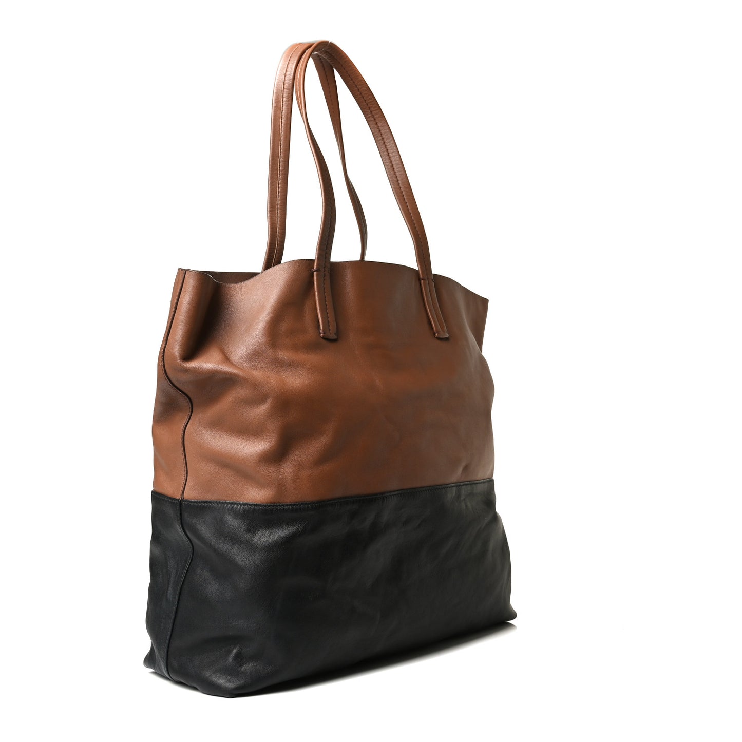 Vitello Soft Calf Tote Black Cannella