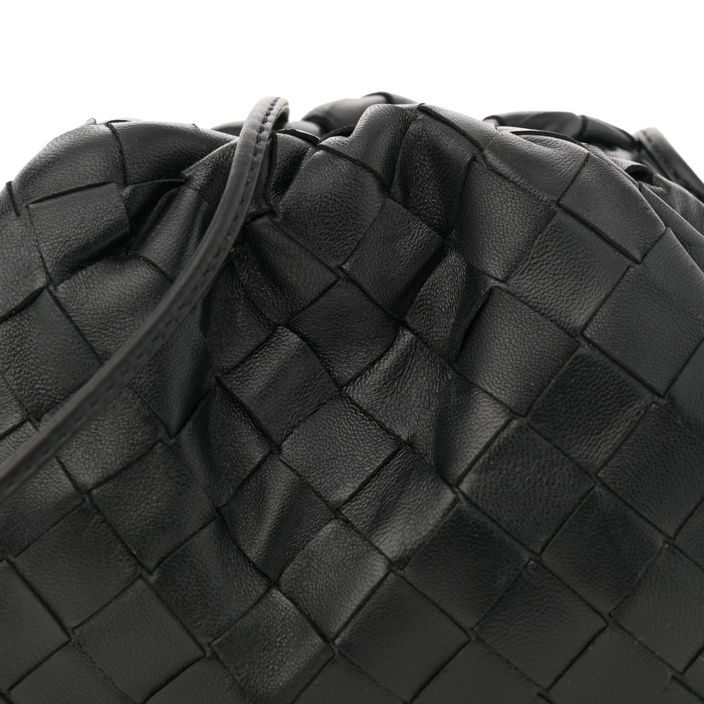 Nappa Intrecciato The Mini Pouch Black