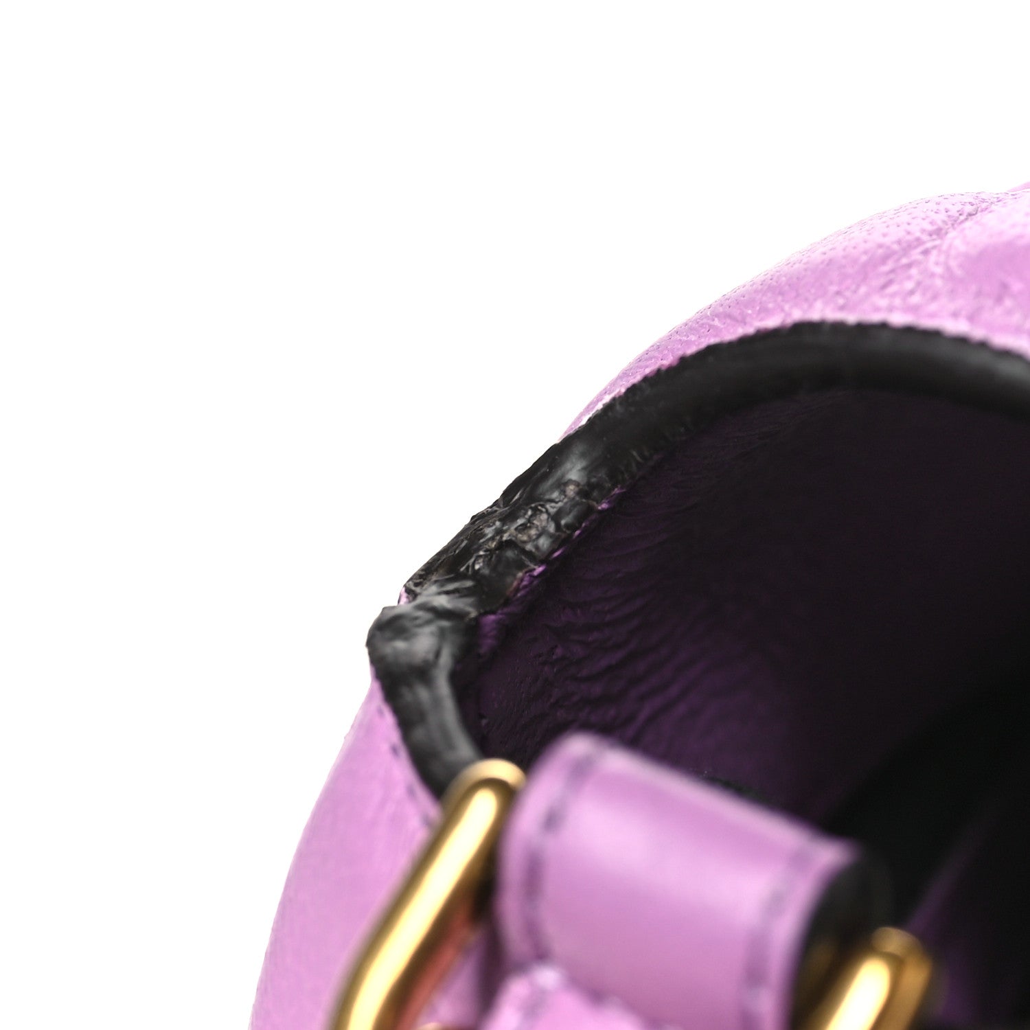 Fendi Nappa FF 1974 Embossed Baguette Agapanto 11 of 12
