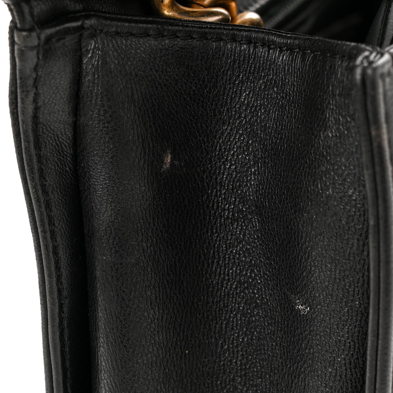 Chanel Lambskin Quilted Large Boy Flap Black 11 of 14