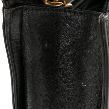 Chanel Lambskin Quilted Large Boy Flap Black 11 of 14