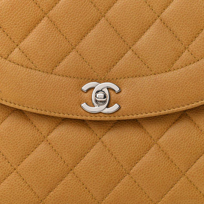 Chanel Caviar Quilted Small Single Flap Yellow 8 of 14