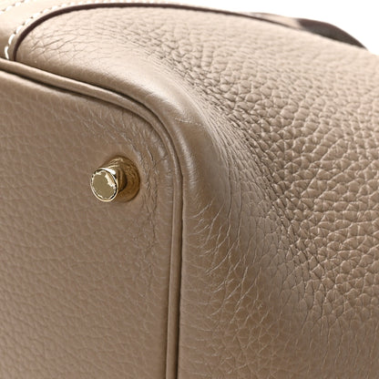 Hermes Taurillon Clemence Picotin Lock 18 PM Etoupe 12 of 12