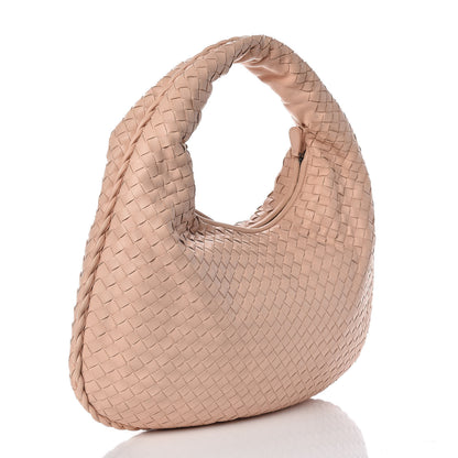 Bottega Veneta Nappa Intrecciato Medium Veneta Hobo Flamingo 3 of 11