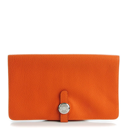 Hermes Togo Dogon Wallet Orange 1 of 8