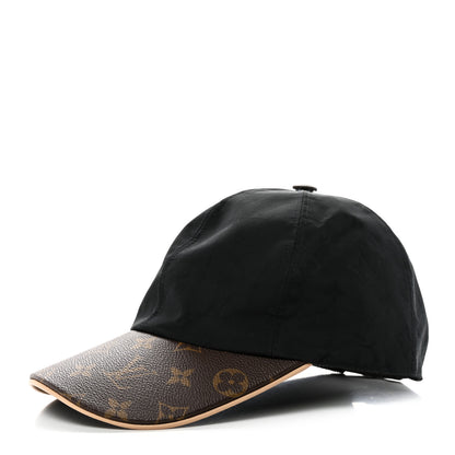 Louis Vuitton Polyester Silk Monogram LV Get Ready Cap M Black 1 of 8