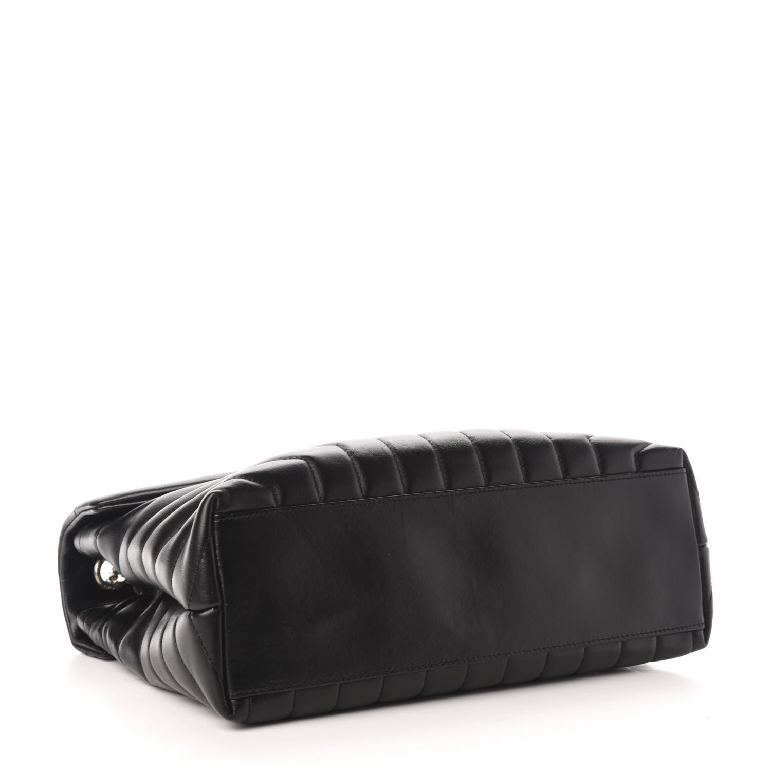 Saint Laurent Calfskin Y Quilted Monogram Medium Loulou Chain Satchel Black 4 of 11