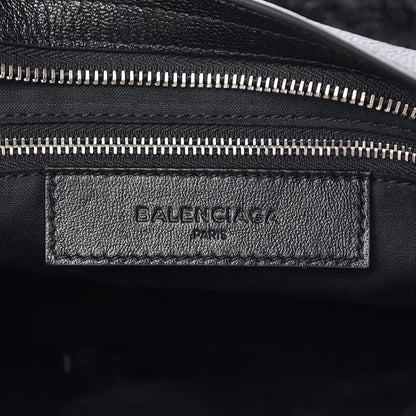 Balenciaga Chevre Silver Metallic Edge Hardware City Black 7 of 8