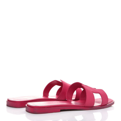 Hermes Epsom Oran Sandals 36 Rose Extreme 4 of 18