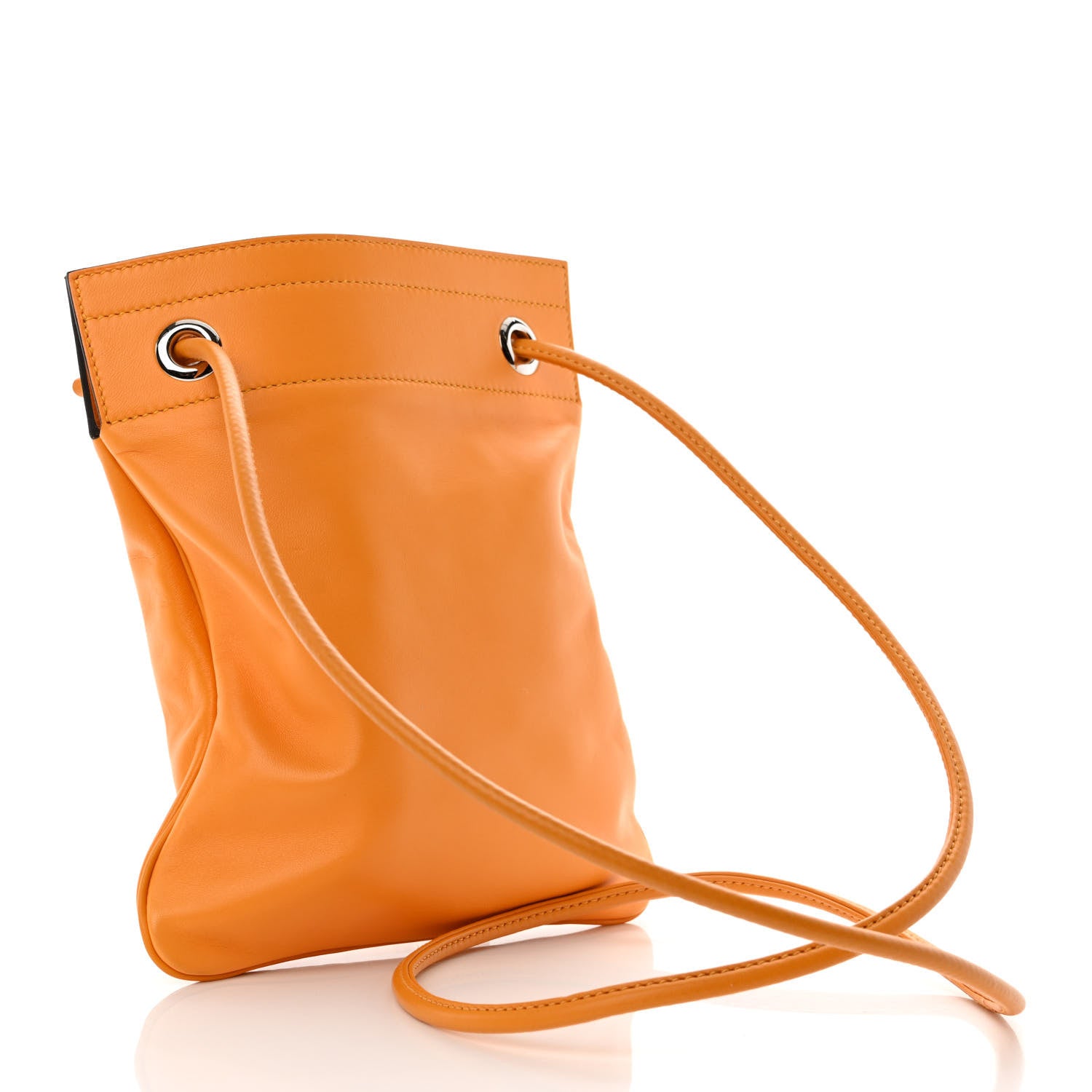 Hermes Milo Lambskin Swift Mini Aline Jaune D'or 2 of 11