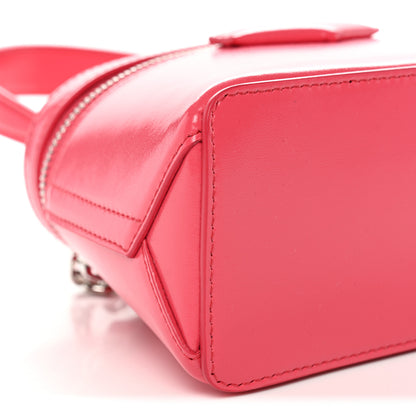 Givenchy Box Calfskin Antigona Vanity Bag With Chain Neon Pink 8 of 9