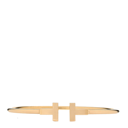 Tiffany 18K Yellow Gold T Wire Bracelet 1 of 5