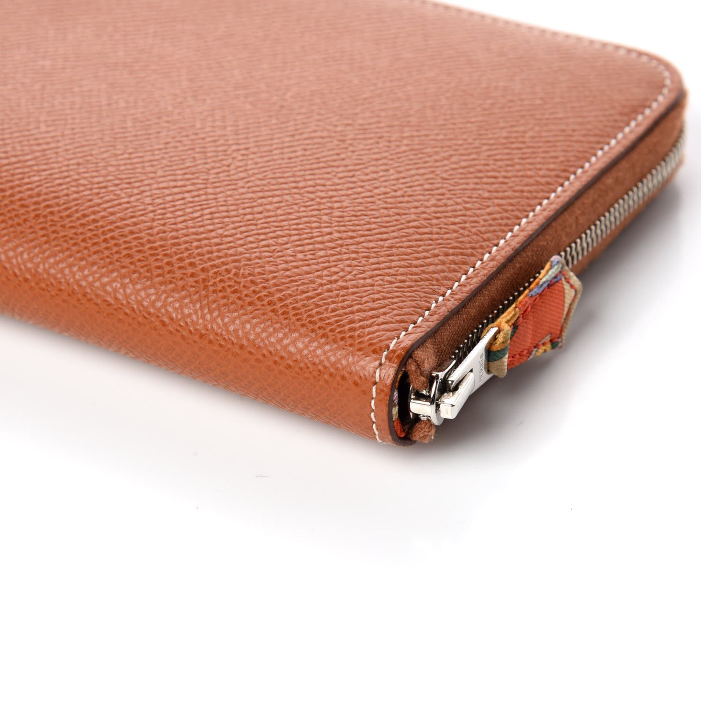 Epsom Silk'In Wallet Cognac