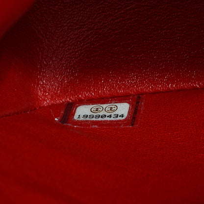 Chanel Lambskin Quilted Jumbo Double Flap Red 9 of 9