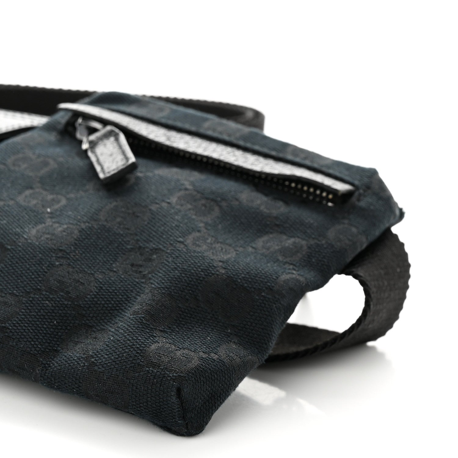 Gucci GG Monogram Double Pocket Belt Bag Black 8 of 8