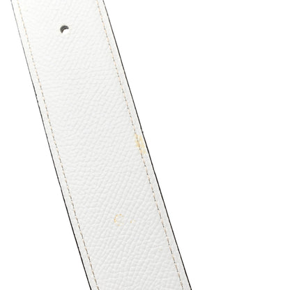 Hermes Epsom 32mm Belt Strap 105 42 White Vert De Gris 8 of 9