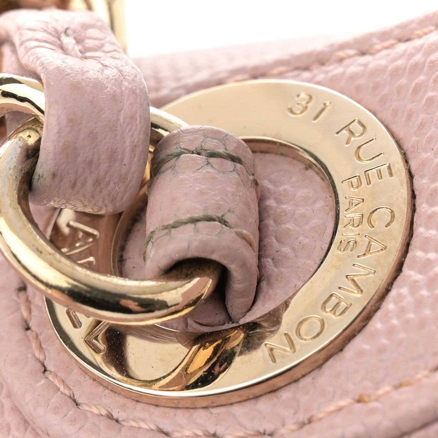 Caviar Quilted Small Business Affinity Flap Light Pink