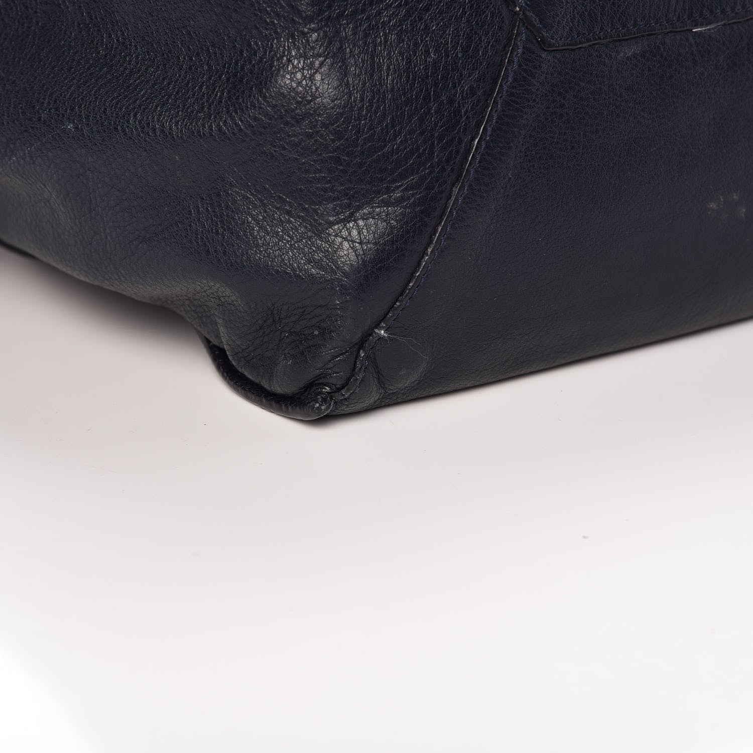 Balenciaga Calfskin Papier Ligne A5 Flap Tote Bleu Roi Black 9 of 13