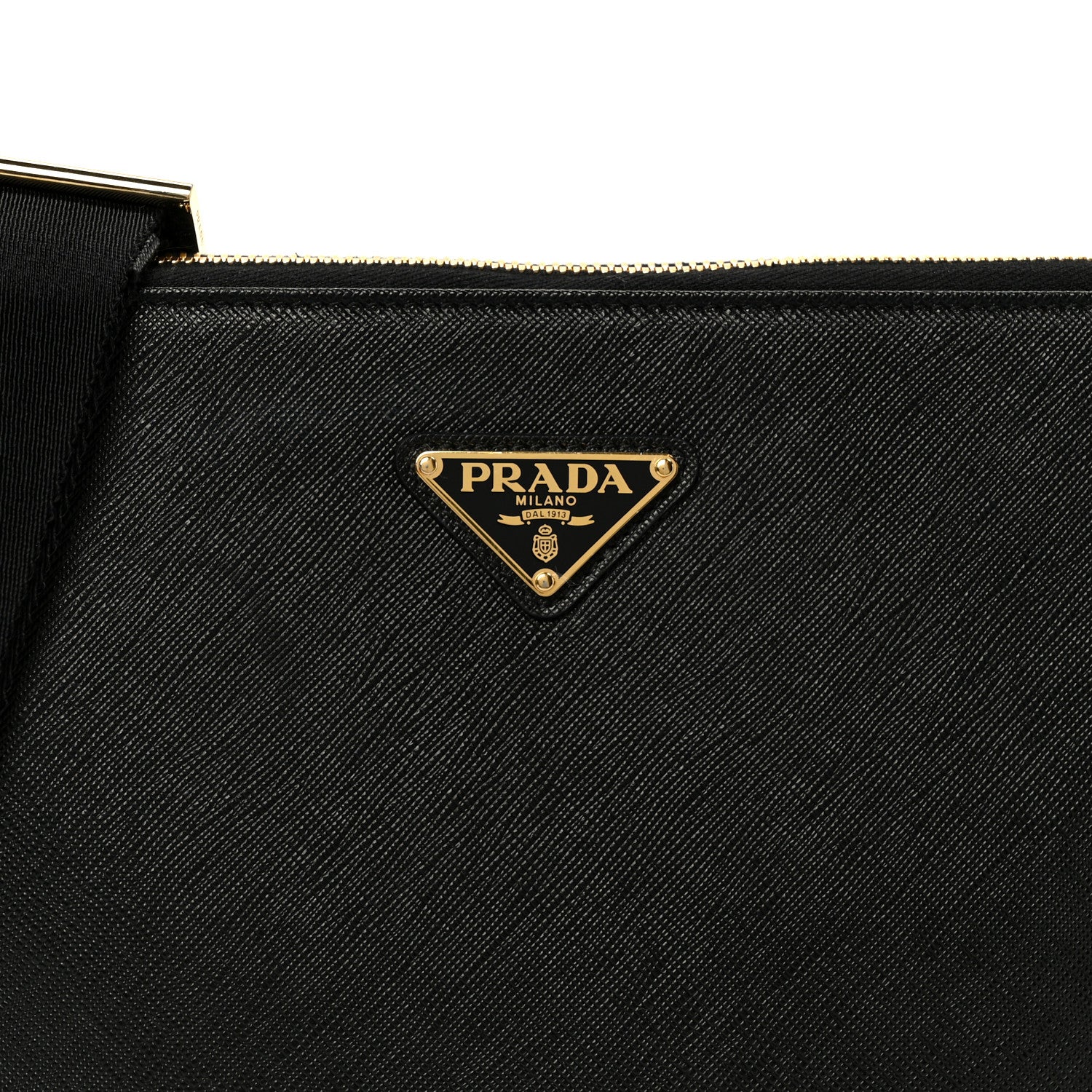Prada Saffiano Crossbody Bag Black 7 of 9