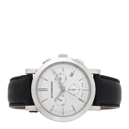 Burberry Stainless Steel Calfskin 38mm Heritage Chronograph Quartz Watch BU1361 2 of 5