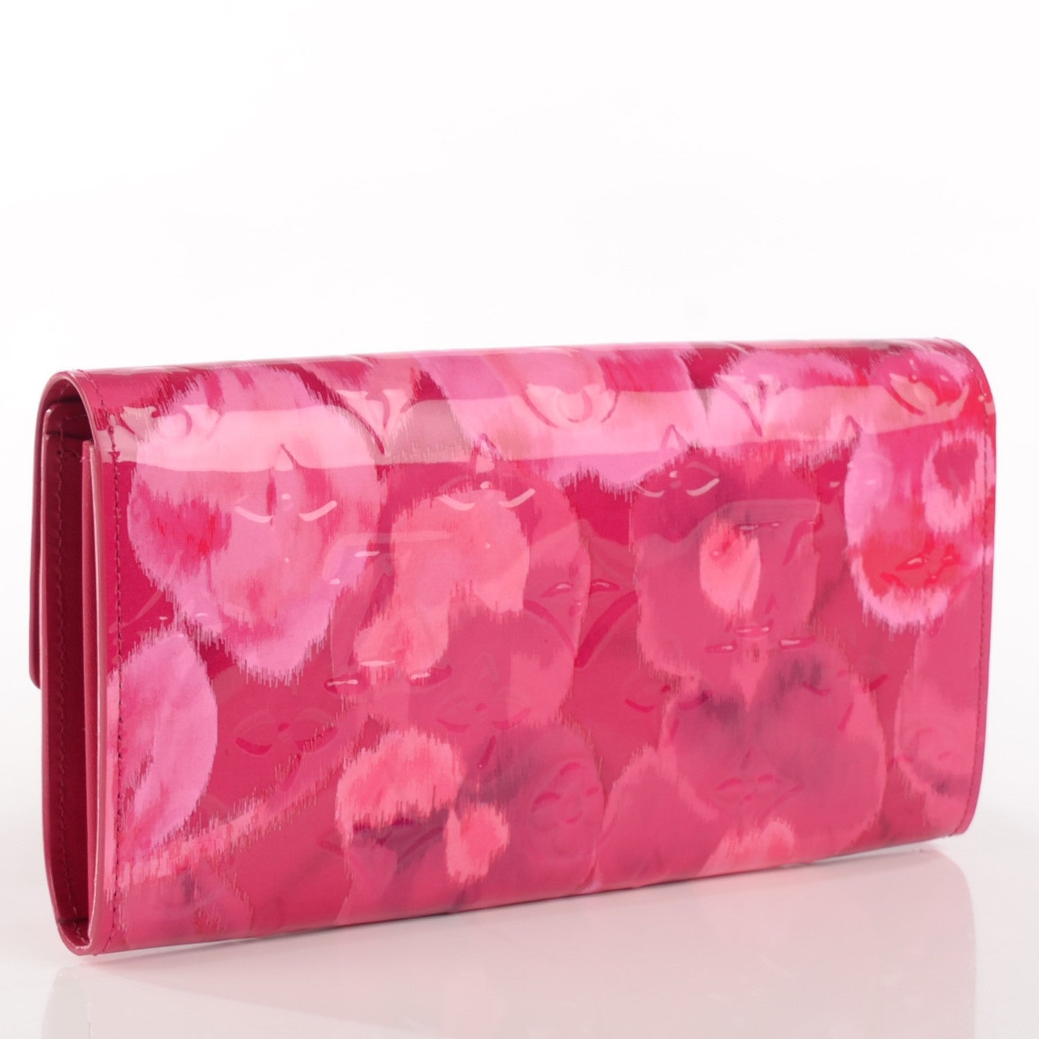 Louis Vuitton Vernis Ikat Sarah Wallet Rose Indien 3 of 8