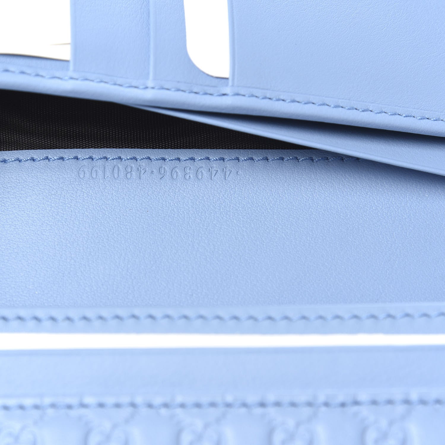 Gucci Soft Microguccissima Continental Wallet Mineral Blue 7 of 10