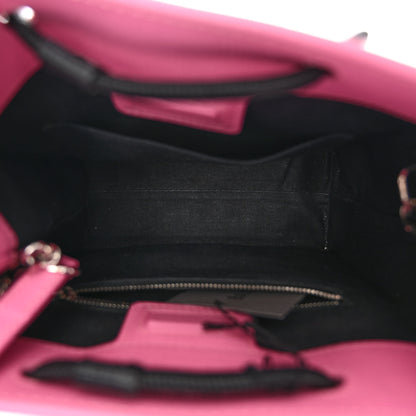 Balenciaga Squared Calfskin Logo Shopping Tote XXS Baby Pink 5 of 9